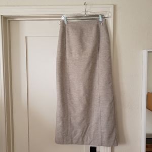 Angela Molino long mid calf pencil skirt size 2